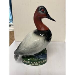 Lord Calvert, Canadian canvas back decanter #3 Series 1997